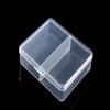 1 jeu de boîtes de rangement compactes à 5 compartiments - boîte de rangement transparente, anti-poussière pour bijoux et petits objets, adaptée