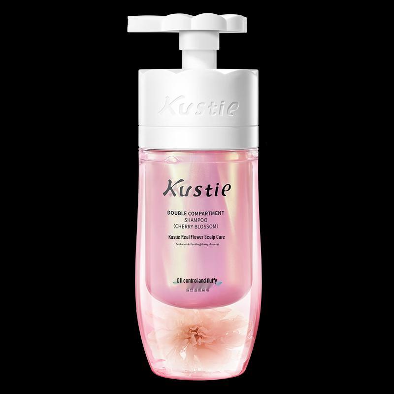 Kustie Cherry Blossom Dual-Chamber Oil Control Volumizing Shampoo