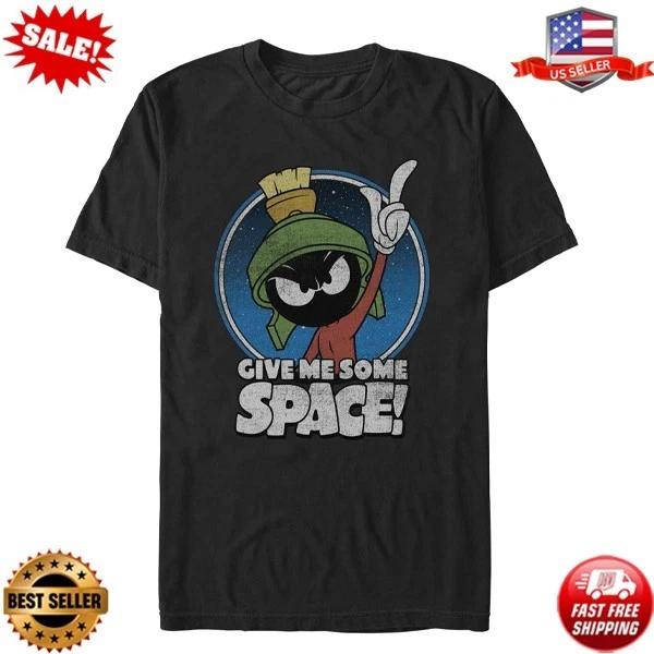 Looney Tunes Marvin the Martian Thinking Give Me Some Space T-shirt S-5XL 2XL