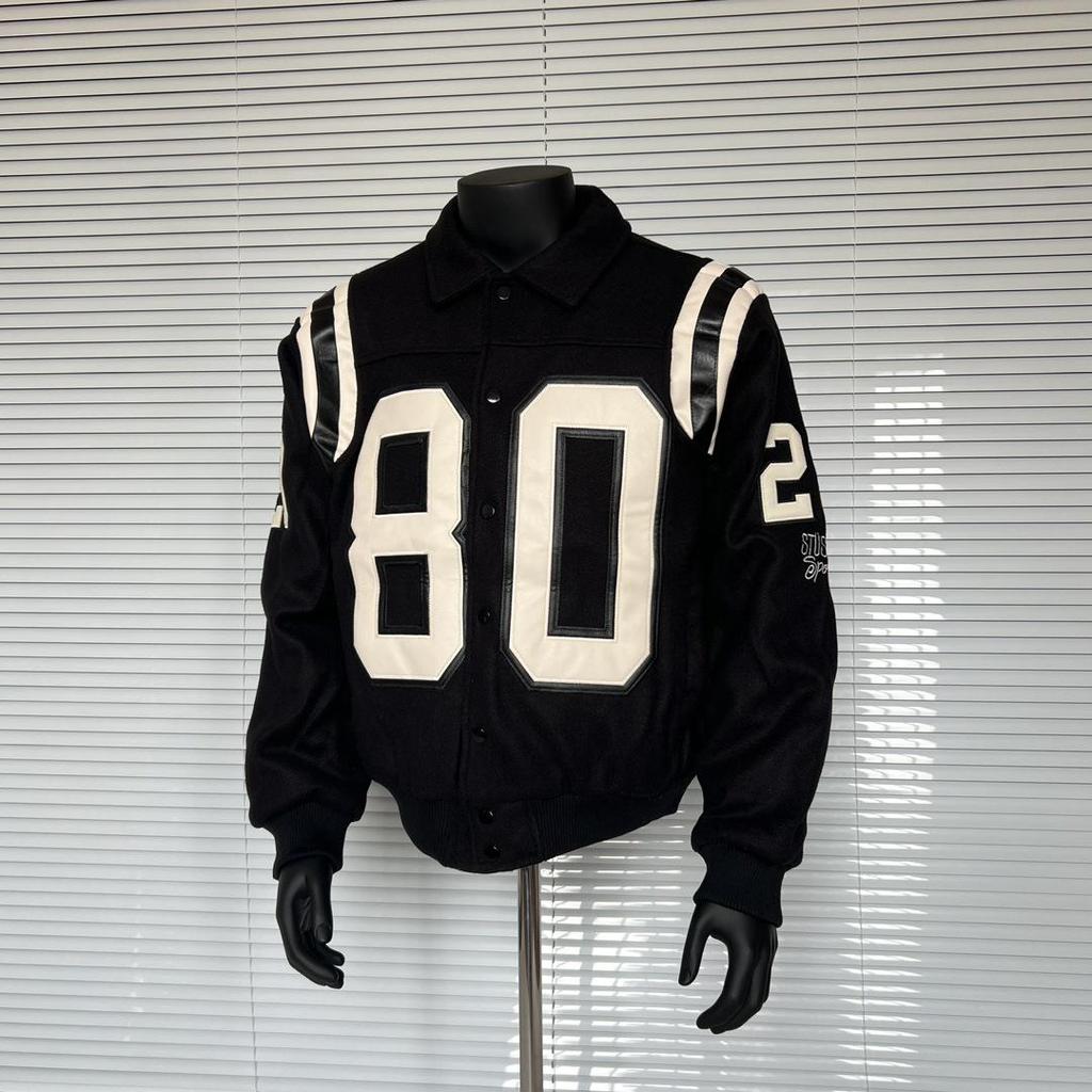 25SS Retro Slitstark Unisex Tvättad Baseball Arbetskläder Jacka