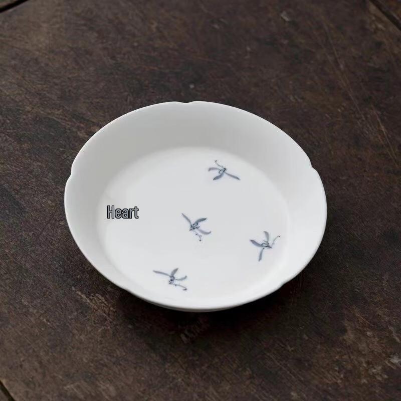 Hand-painted Orchid White Porcelain Teaware