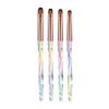 4Pcs/Set Nail Art Brushes with Non-slip Handle Women Nail Design Painting Brushes DIY Manicure Art Pens Nail Extension Gel Builder Brush Tools