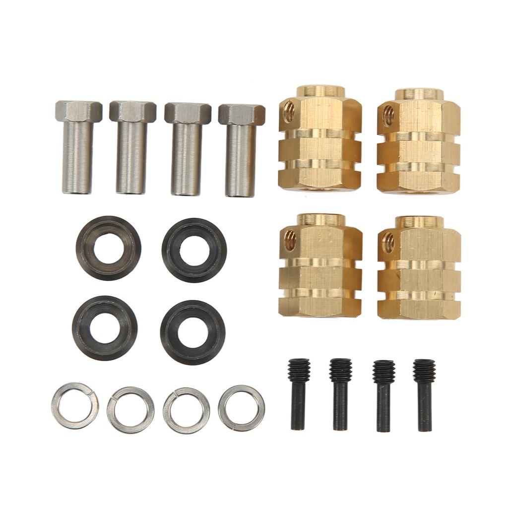 RC Extension Adapter Brass Easy Installation High Strength RC Extension Coupler for TRX4 1 10 RC Car 15mm