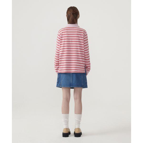 Covernat Mid Waist Zipper Short Denim Skirt Women skirts Blue CO2501SR70BL