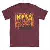 Harajuku T-Shirt Summer Ace Frehley Spaceman Kiss Band Popular T-Shirts  Pure Cotton Tshirt Men Fun Pattern Short Sleeve Top Tee
