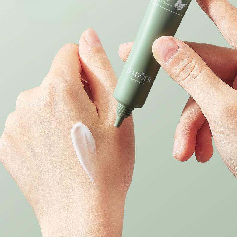 20 g Avocado-Augencreme, tiefenwirksame feuchtigkeitsspendende Augencreme gegen feine Linien und Augenringe