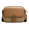 Hudson 23 Color Block Classic Logo Crossbody Bag Medium Men Bags Light-Saddle-Brown CR339-QBMYC