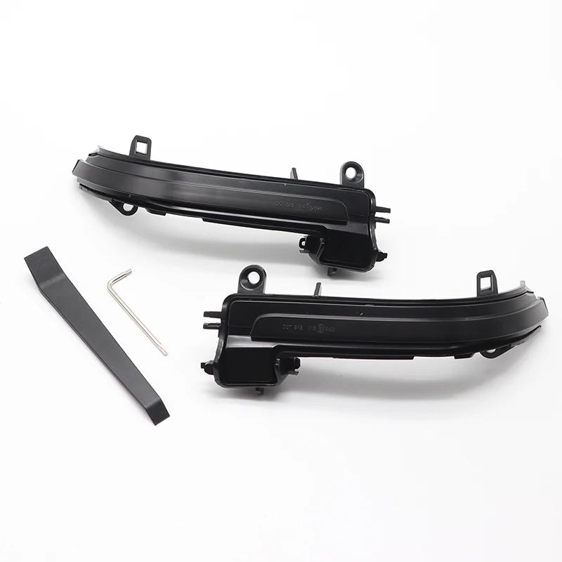 Für BMW 1 2 3 4 X1 M Serie F20 F30 F34 F36 E84 F87 i3 Dynamisch Schwarz LED Blinkerlicht Sequentielles Rückspiegellicht