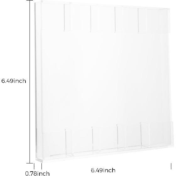 2 Pack Large Acrylic Straw Holder,Straw Rack with Double Sided Tape Organizer,Reusable Straws for Counter Cabinet Cupboard Kitchen (Clear)