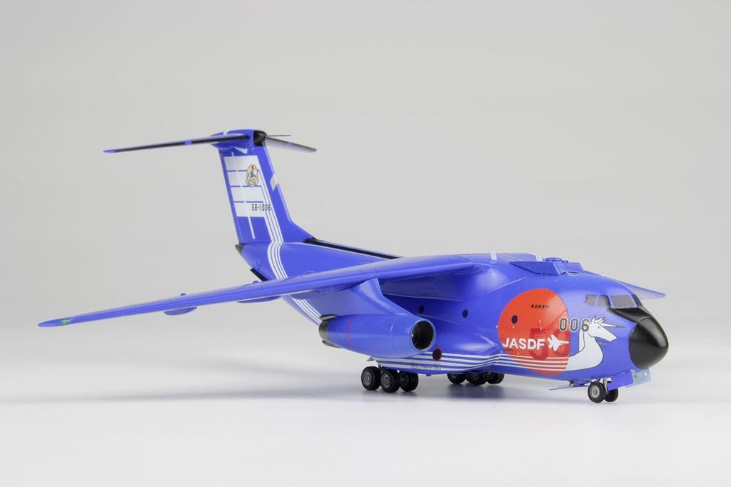 PLATZ JASDF Transport Aircraft JASDF 50th Anniversary Painted Aircraft Unpainted Kit 1/144 C-1 Multi-Material PC-14 (Airplane)