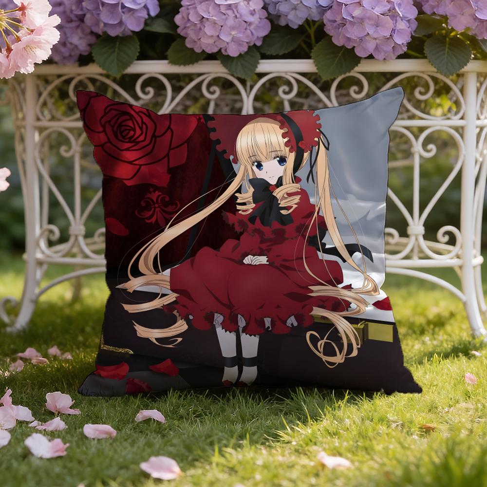 Anime R-Rozen M-Maiden Cushion Cover Home & Car Dual-Scene Pillow Cover: Reversible for Premium Comfort