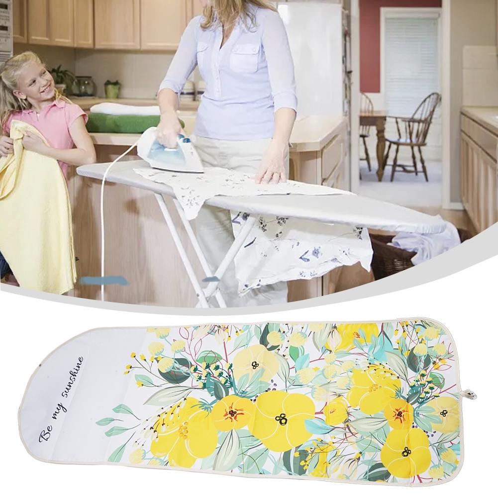 Super Wide Ironing Board Cover with High Temperature Resistance and Drawstring