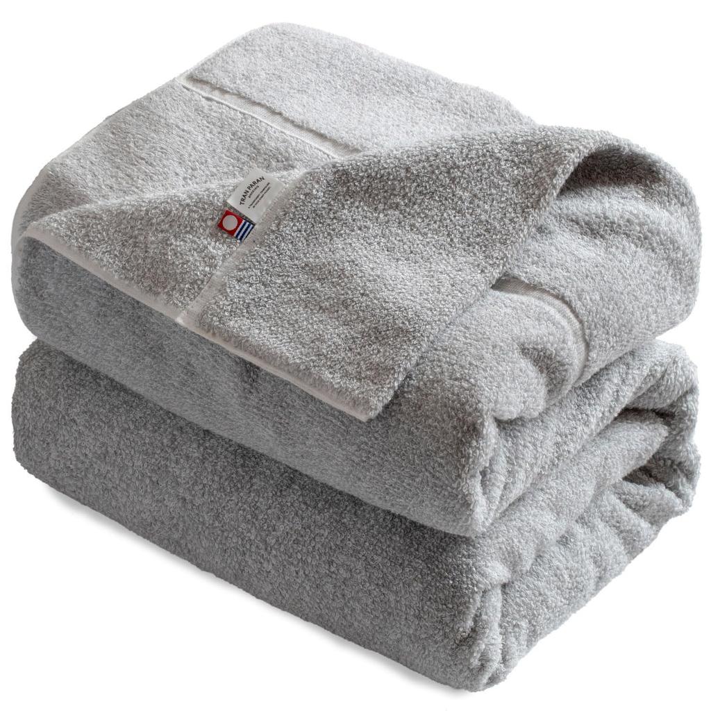 Transparan Imabari Couverture Relax Single Towel 140 X 190 Made In Cotton Blanket, Approx. Cm, Japan, 100% (Heather Gray)
