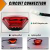 E-Bike Taillight For Surron Ultra Bee Motocross Rear Tail Lamp For SUR-RON Light 2024 Motorcycle Tuning Spare Accessories