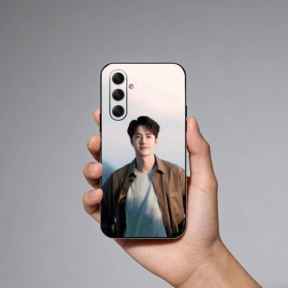 Wang Yibo Phone Case For Samsung Galaxy A73,A21s,A22,A31,A52,A53,A71,A41Soft Black Shell