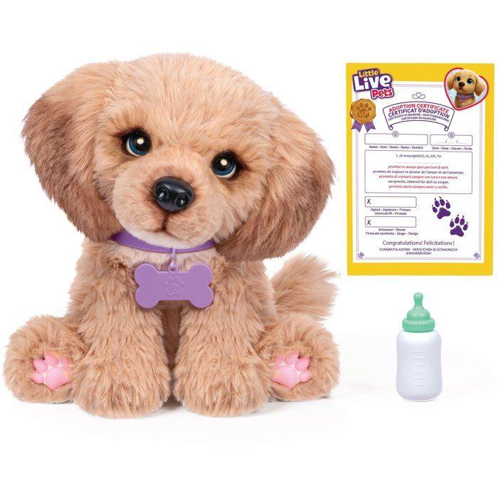 Peluche interattivo - LITTLE LIVE PETS - Cucciolo Mini - Suoni - Reazioni realistiche