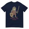 Funny Twas The Tism Mlord Medieval Knight Frog Tsim Tshirt