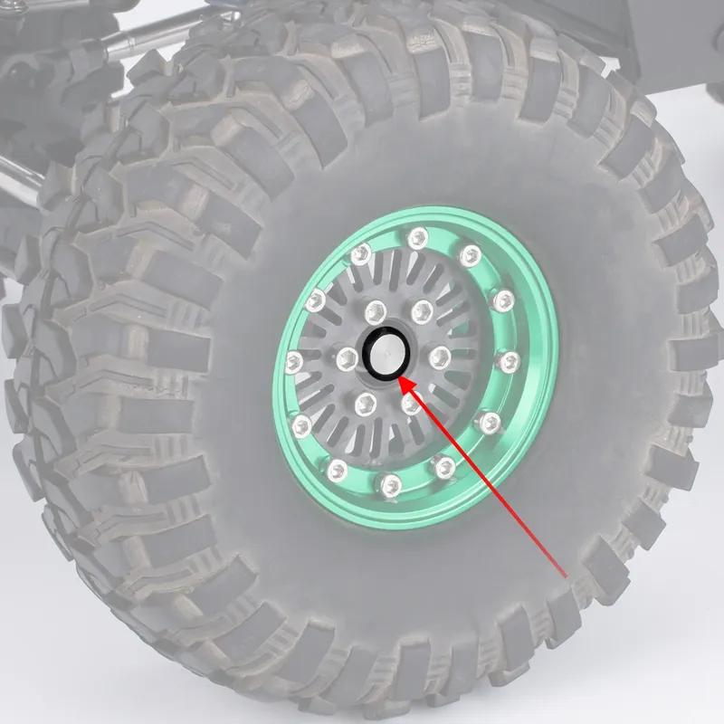 4PCS 12mm Hex Wheel Hub Drive Adaptor Extension Column Metal Nut 12/15/17/20/25mm for 1/10 RC Crawler Axial SCX10 TRX4