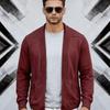 Men's Shawl Collar Cardigan Sweater Casual Knit Long Sleeve Lightweight Outerwear for Spring and Fall