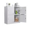 Four-Door Steel Storage Locker with Lock