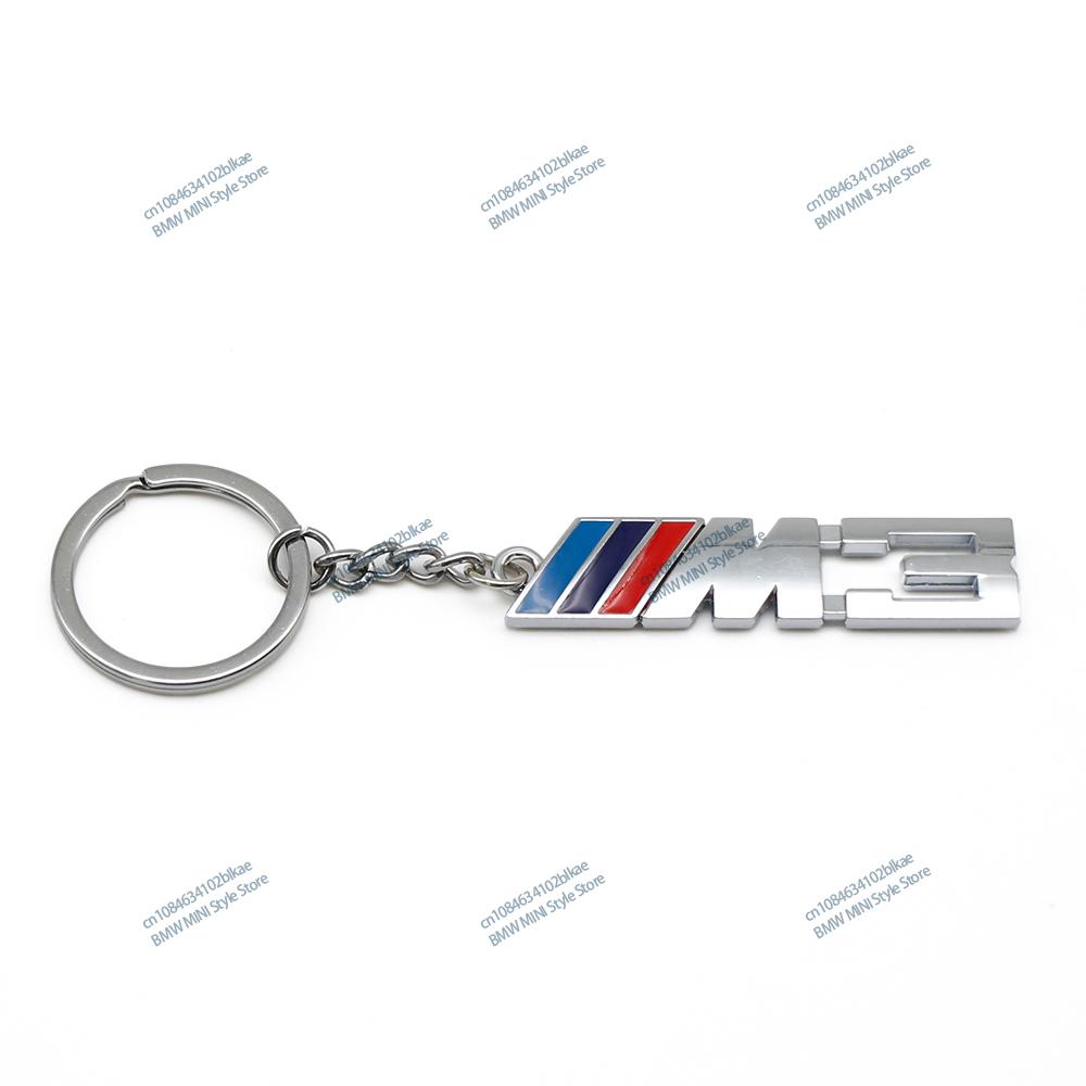MWPF4 3D Metal Car Keychain For BMW M Logo X1 X2 X3 Key Rings Buckle X4 X5 X6 F48 G80 Key Holder E84 E83 G01 G11 G07 G86 Accessories