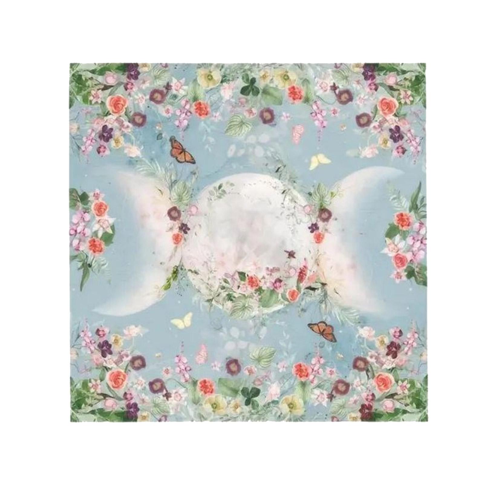 

Мистический узор Скатерть Скатерть для Таро Ткань Профессиональная Накладка на стол для Точных Раскладов Декор для Обеденного Стола S