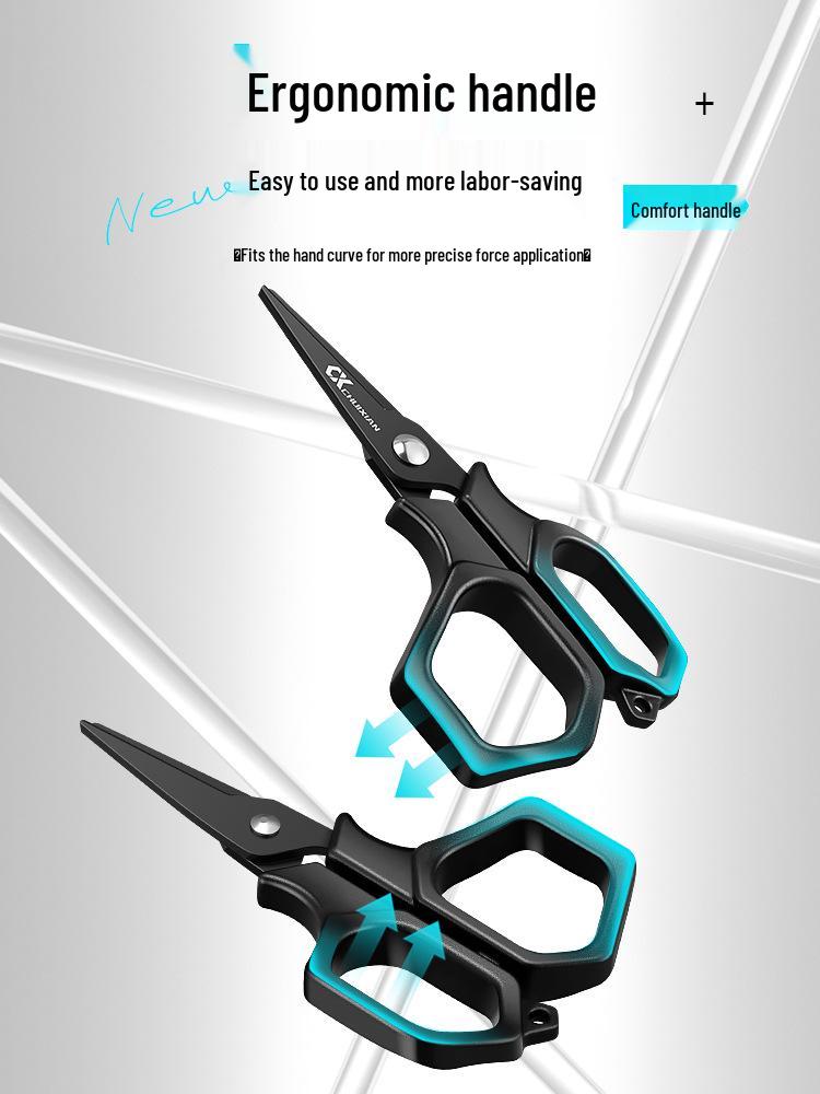 Nowe wielofunkcyjne nożyczki wędkarskie z powłoką tytanową do żyłki PE, drutu ołowianego i przynęt Dyneema