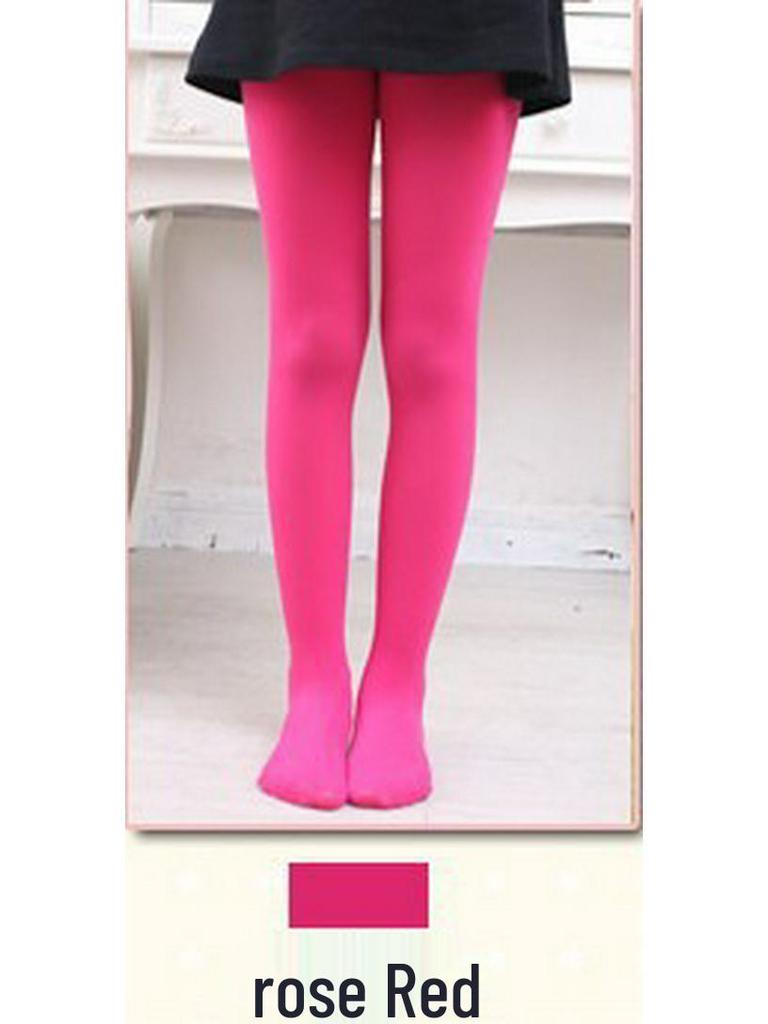 Spring/Summer Velvet Children's Dance Tights - High Elasticity Base Layer Pantyhose