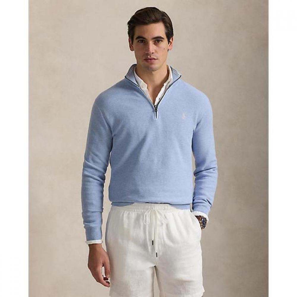Polo Ralph Lauren Men S meSh Knitted Cotton Quarter Zip Sweater  mnpoSwe16822233400 XS