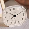 Retro Pendulum Alarm Clock - Silent Desktop Clock for Elderly and Children