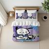 P-Pochacco Cute Duvet Cover Set Home Style Bedding Soft Laundry Cotton Bed 3 Piece Set Student Dormitory Gift