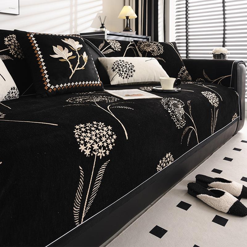 

Универсальный для всех сезонов, Прямострочный шенилловый диванный чехол, Нескользящий, Грязеотталкивающий, Устойчивый к царапинам от кошек, Подушка для сиденья дивана, Высококачественная диванная подушка 70*70cm