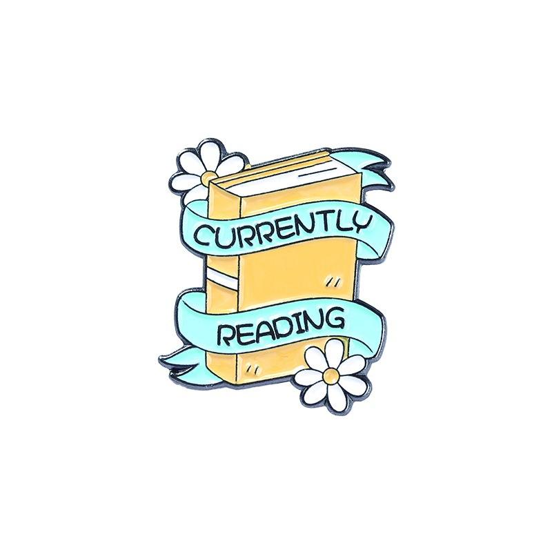 Enjoy The Little Things Enamel Pins Funny Quotes Girls Just Wanna Have Fun Cartoon Letter Metal Brooch Lapel Badge Jewelry Gifts