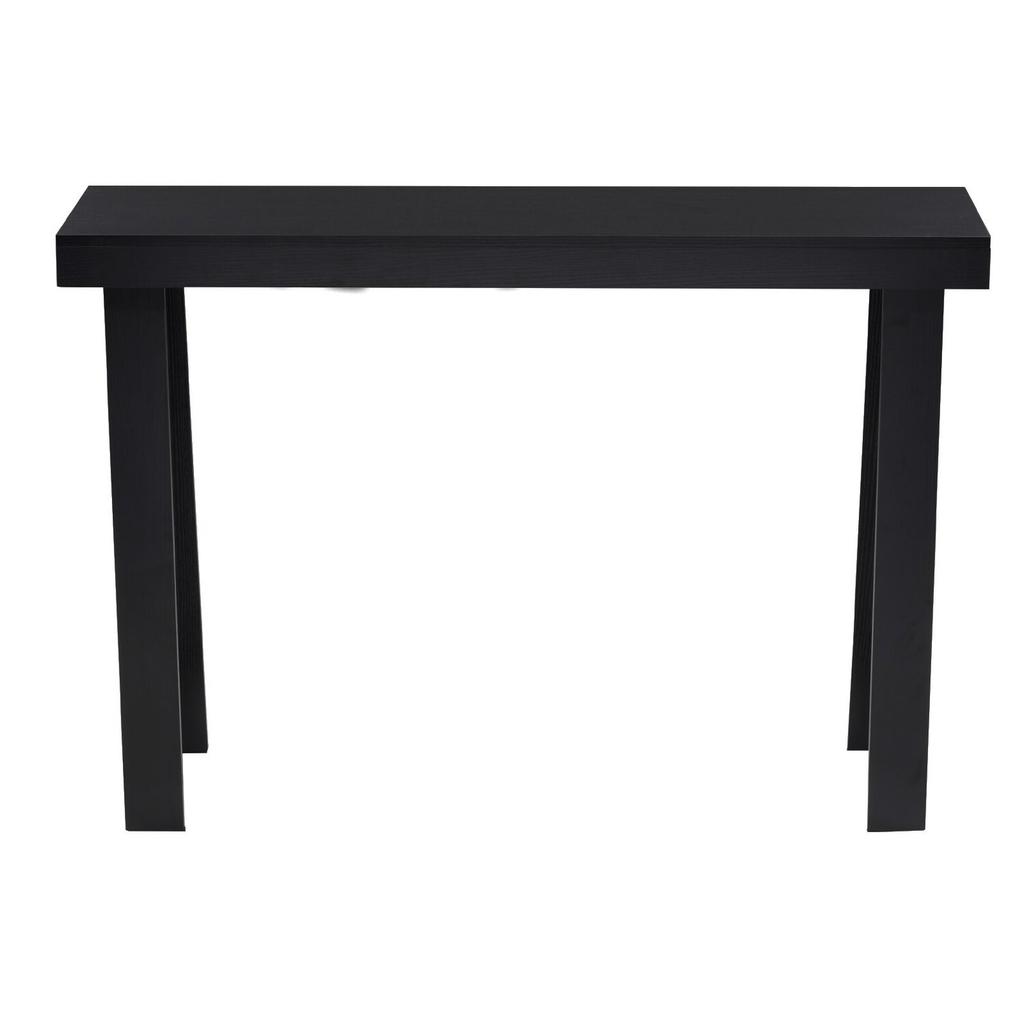 118 cm Console Table, Modern Desk Behind the Couch, Wooden Rectangle Entrance Desk, Narrow Long Sofa Table Accent Stand for Hallway, Bedroom, Living