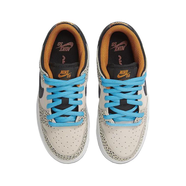 Nike Dunk Low Pro SB PS Electric Pack Kids Sneakers Cream Phantom Black HF7841-001
