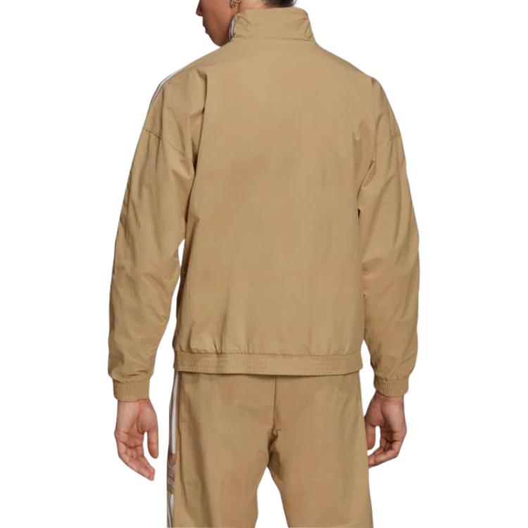 adidas Adicolor Classics Lock-Up Stand Collar Loose Fit Zip Long Sleeve Jacket Men Jackets H41389