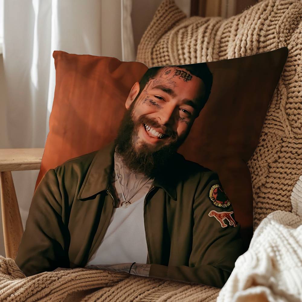 Take My Heart Post Malone Pillow Case Antidustmite Pillowcase Invisible zipper silky short plush Sofa cushion cover