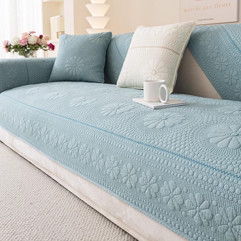 

Подушка для дивана Всесезонная Универсальная Новая Хлопковая Кремовая Ветрозащитная Подушка для Сиденья Дивана Всесезонная Универсальная Нескользящая Накидка на Диван 70*70cm