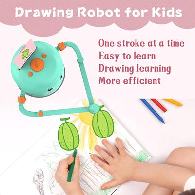 Smart Drawing Robot Intelligent Painting Robot Kinder-Zeichenspielzeug für Kinder, Geburtstagsgeschenke für Mädchen, frühes Lernspielzeug