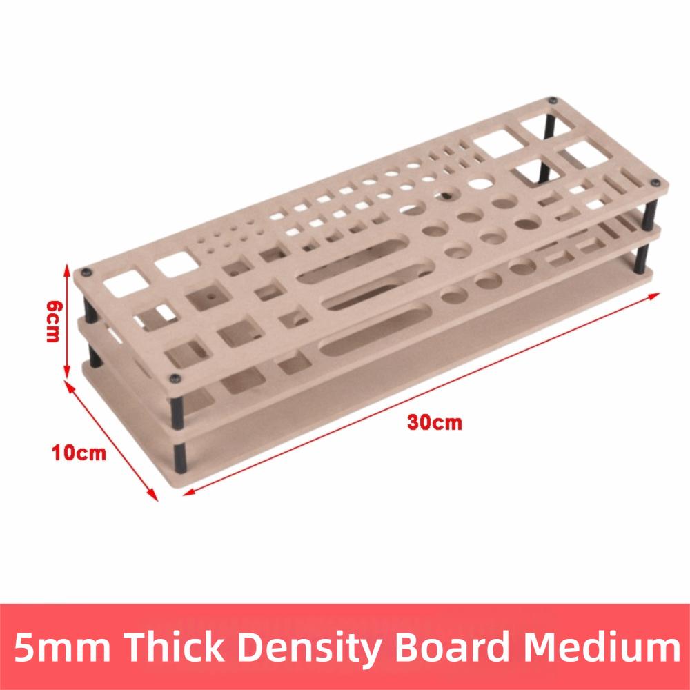 Black Tool Organizer Rack Multi Hole Tool Storage Stand New Tool Display Shelf Hobby Tools Density Board S