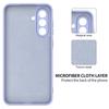 Suitable for Samsung A26 Solid Liquid Silicone Mobile Phone Case A16 Simple Business All Inclusive Soft Shell with Lanyard
