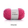 Ruyi Bird Little Bean Snow Chenille Yarn for DIY Crochet Doll - Cute Ice Stripe Yarn Ball