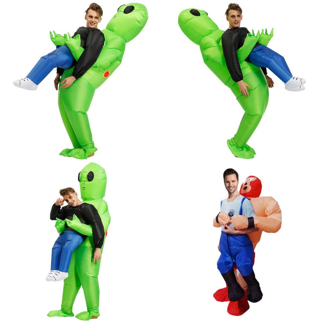 Cute Inflatable Et Costume Wrestler Outfit For Halloween Party Fun