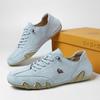 Fashion Men Leather Casual Shoes Luxury Low Top Sneakers Comfortable Mens Shoes Big Size Designer Loafers Moccasin Shoe Man 2025 New