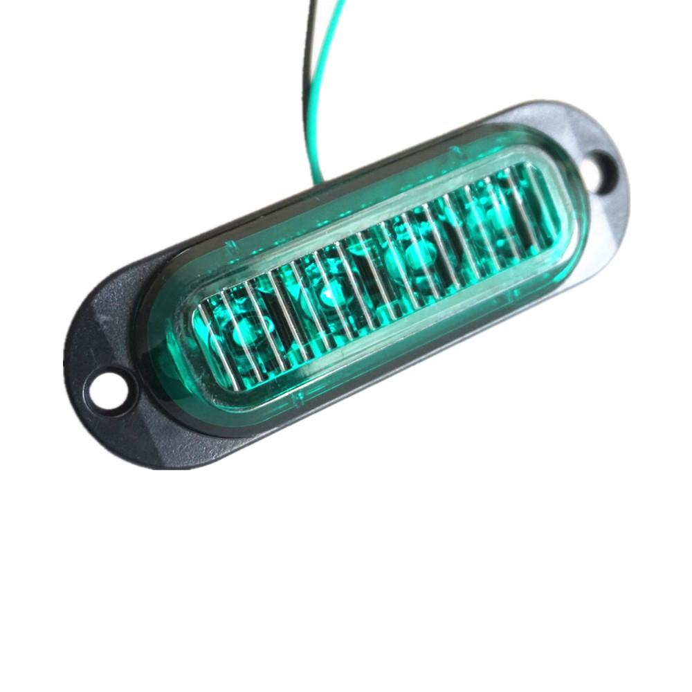 Feux latéraux à 4 LED pour remorque, indicateur de dégagement à 4 LED 12V-24V, 2 pièces