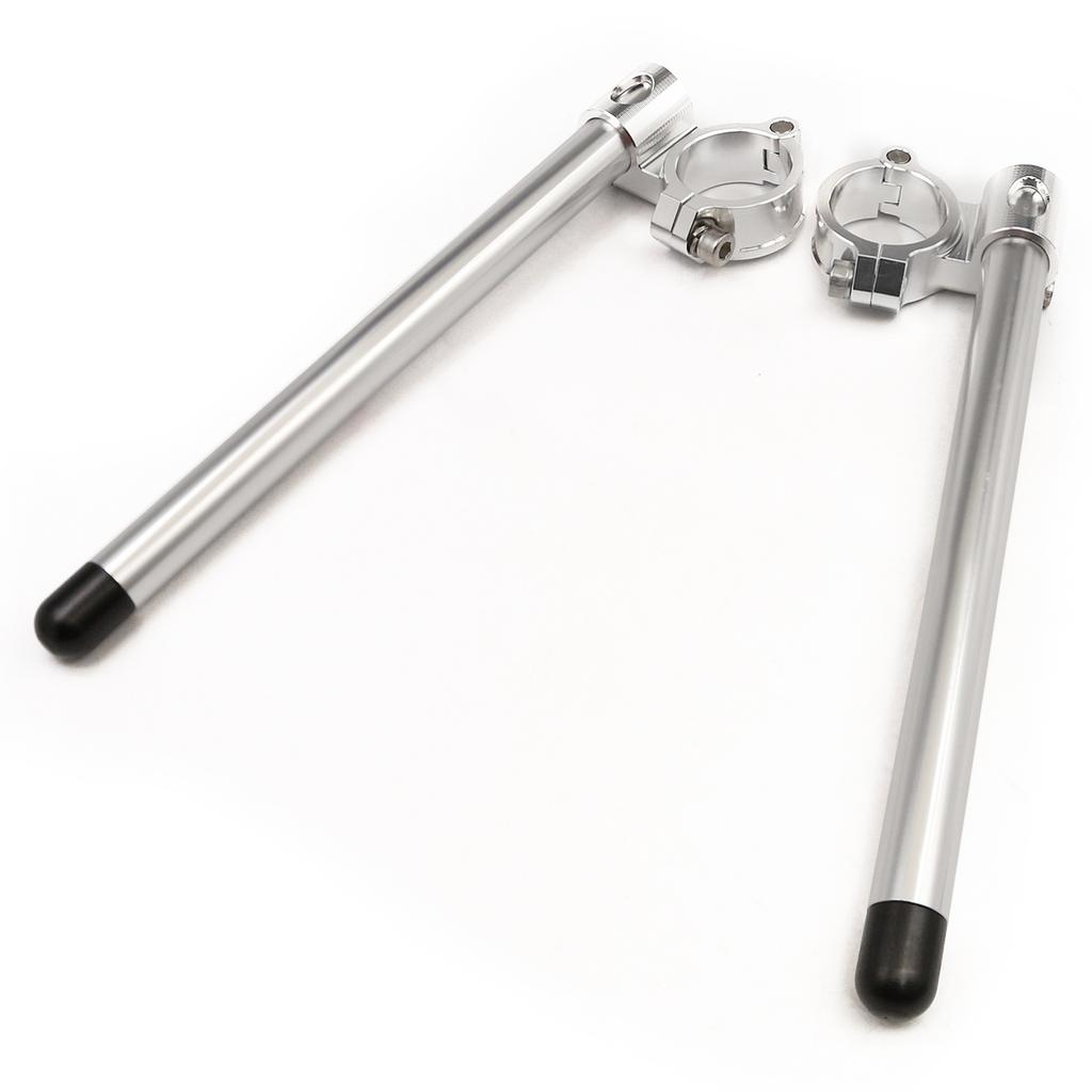 Universal Motorcycle 7/8" 22MM Clip On Adjustable Handlebar Fork Clamp 41MM 43MM 50MM 51MM