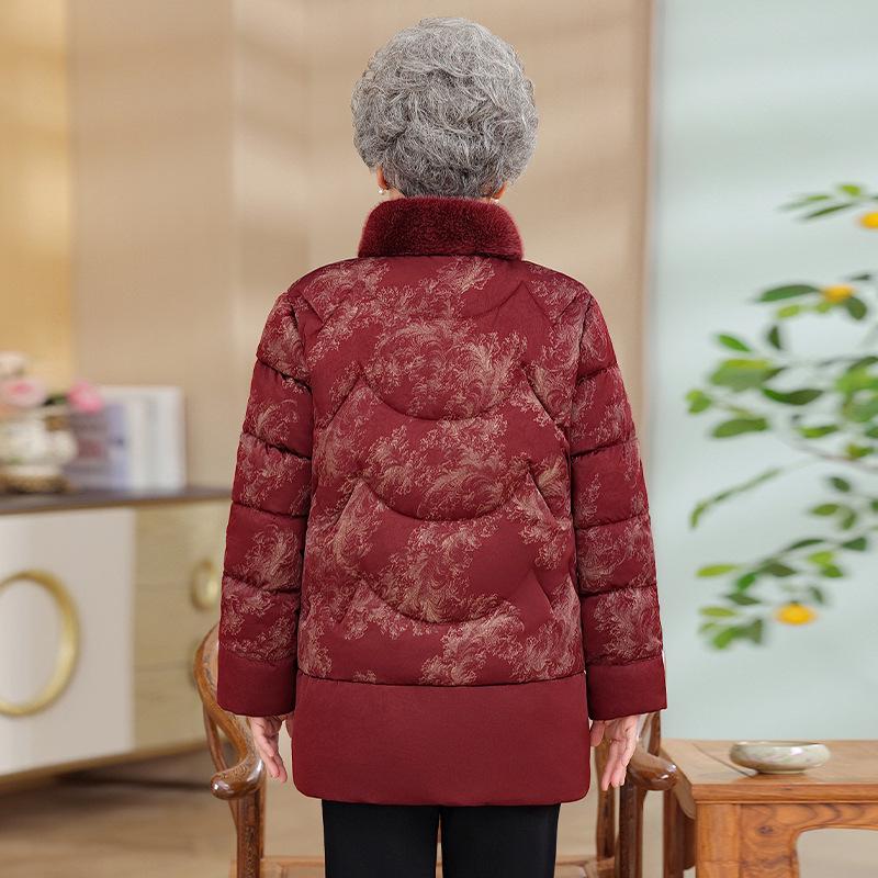 New Winter Cotton Jackets for Women & Grandmothers - Plus Velvet, Warm, Thickened Styles