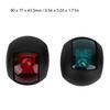 Pair of Signal Lamp Spherical Red Green LED Waterproof Boat Navigation Light  12V-24V 3W