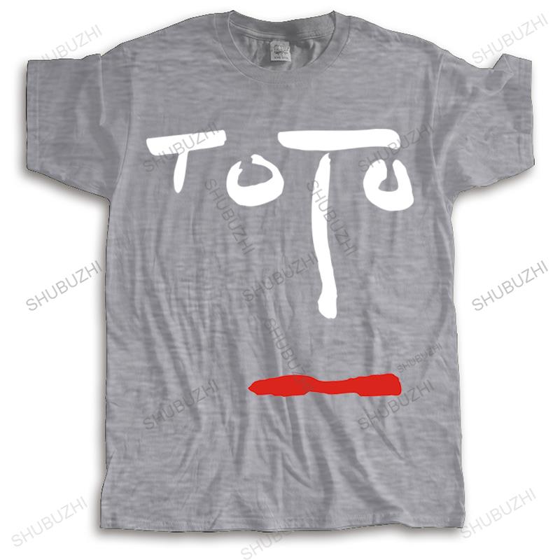 Unisexové tričko s kulatým výstřihem bavlněné značkové tričko TOTO Symbol obličeje Rocková legenda nový příchozí Unisexové tričko s krátkým rukávem a potiskem
