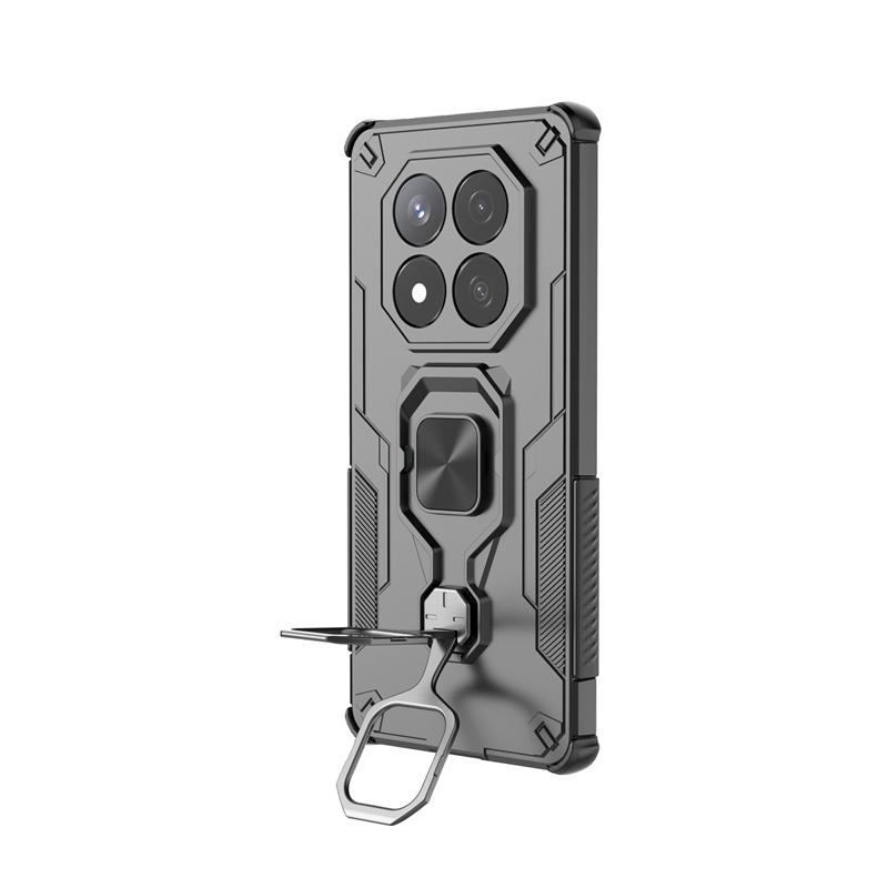 For Xiaomi Redmi Note 14 Pro 4G Case Camera Shockproof Armor Phone Case For Redmy Note 14 Pro 4G Ring Holder Back Cover